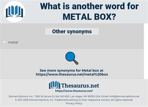 Steel Box synonyms 